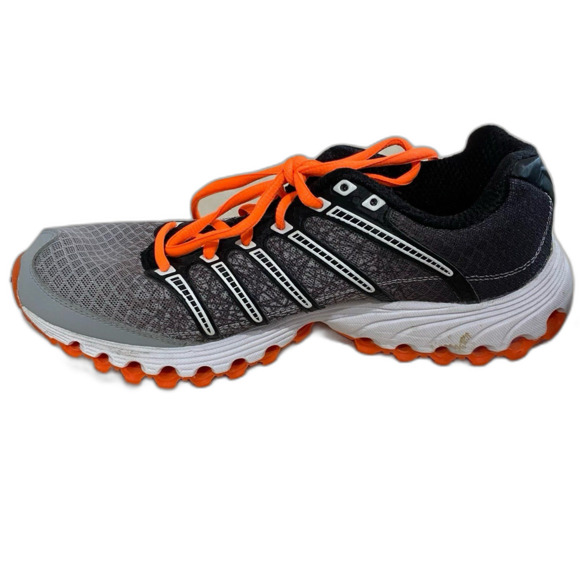 K-Swiss Sneaker Shoes Men’s Size 7.5 Colors Orange Black Gray Tubes Run 100 - Picture 10 of 12